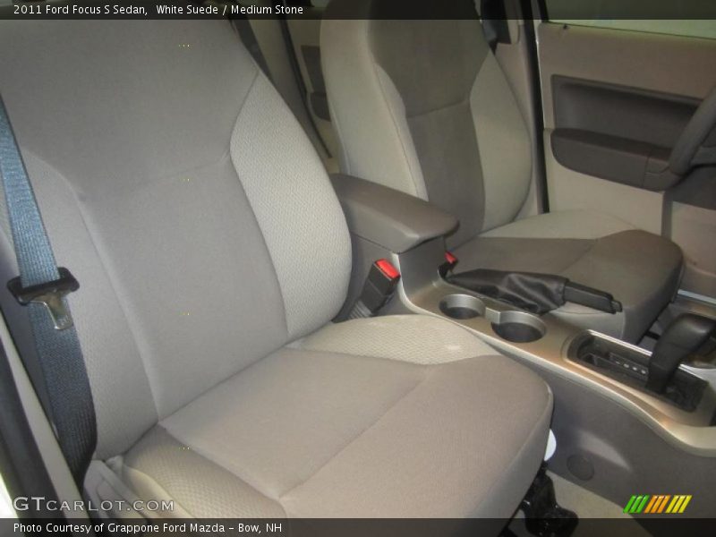 White Suede / Medium Stone 2011 Ford Focus S Sedan