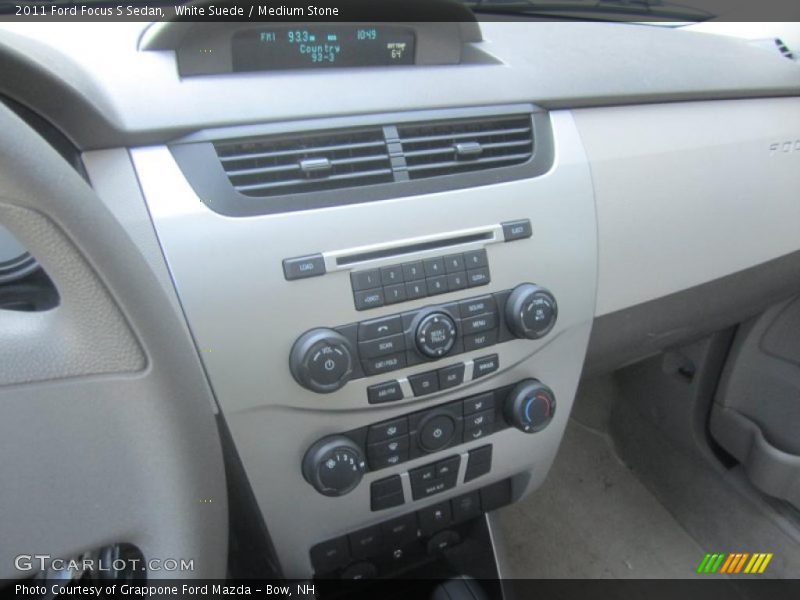 White Suede / Medium Stone 2011 Ford Focus S Sedan