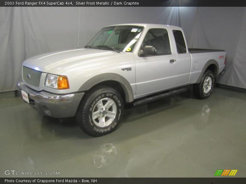 Silver Frost Metallic / Dark Graphite 2003 Ford Ranger FX4 SuperCab 4x4