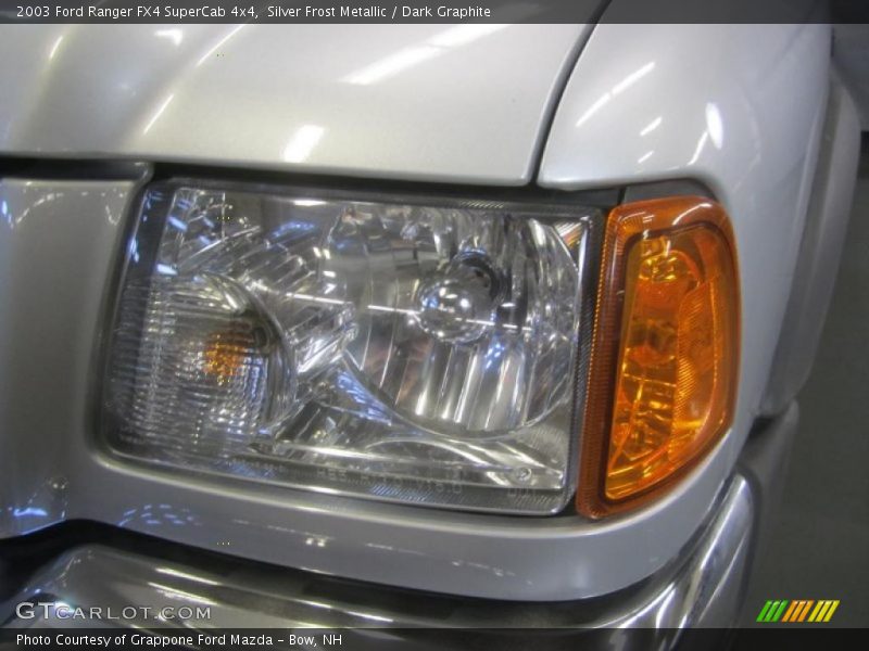 Silver Frost Metallic / Dark Graphite 2003 Ford Ranger FX4 SuperCab 4x4