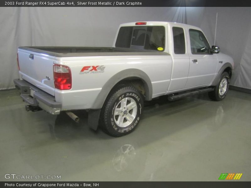 Silver Frost Metallic / Dark Graphite 2003 Ford Ranger FX4 SuperCab 4x4