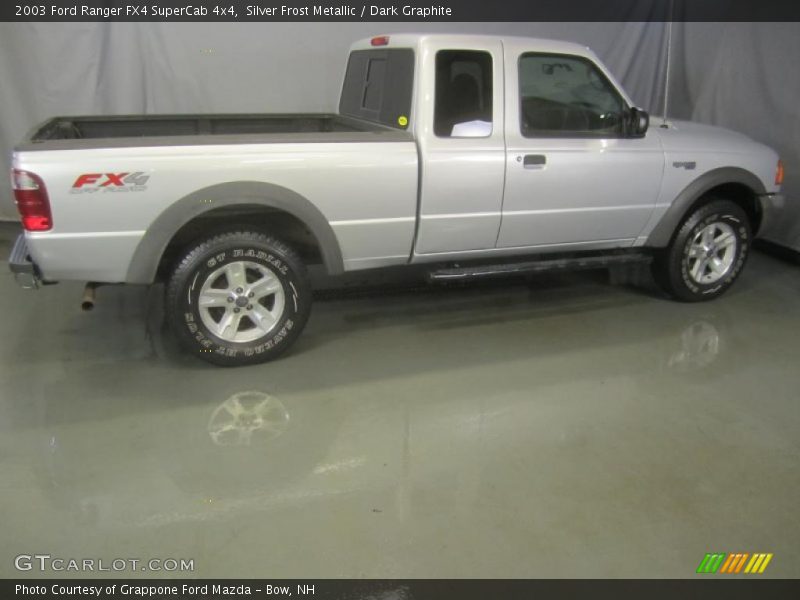 Silver Frost Metallic / Dark Graphite 2003 Ford Ranger FX4 SuperCab 4x4