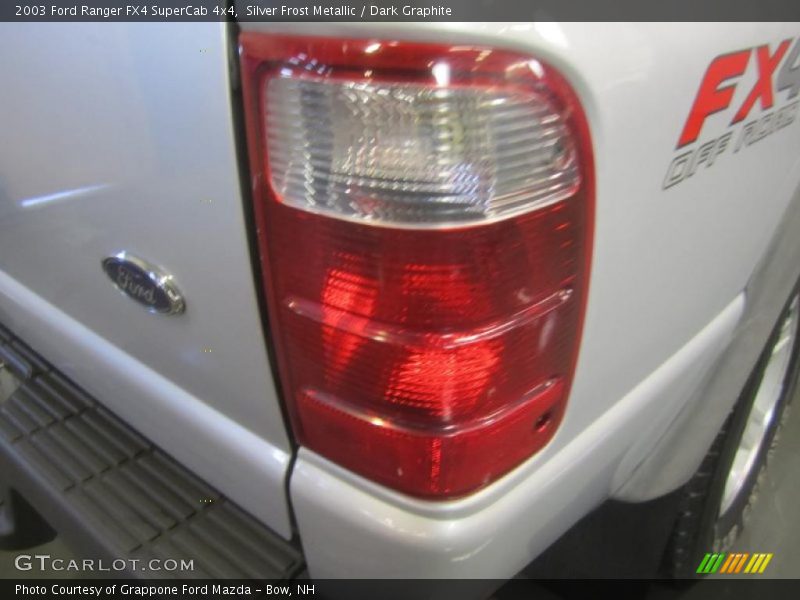Silver Frost Metallic / Dark Graphite 2003 Ford Ranger FX4 SuperCab 4x4