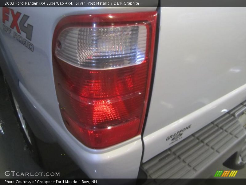 Silver Frost Metallic / Dark Graphite 2003 Ford Ranger FX4 SuperCab 4x4