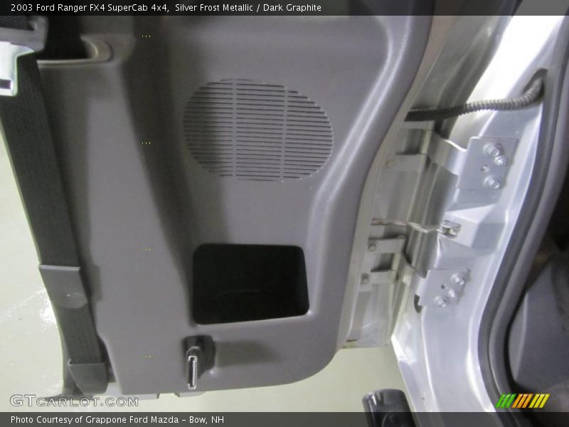 Silver Frost Metallic / Dark Graphite 2003 Ford Ranger FX4 SuperCab 4x4