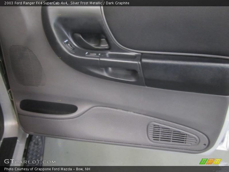 Silver Frost Metallic / Dark Graphite 2003 Ford Ranger FX4 SuperCab 4x4