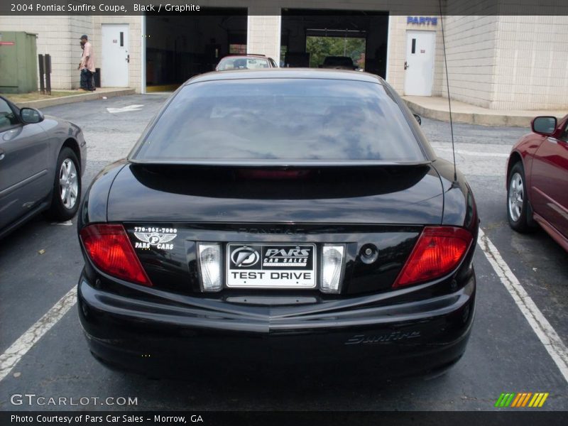 Black / Graphite 2004 Pontiac Sunfire Coupe