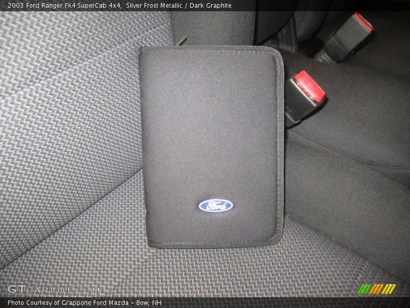 Silver Frost Metallic / Dark Graphite 2003 Ford Ranger FX4 SuperCab 4x4