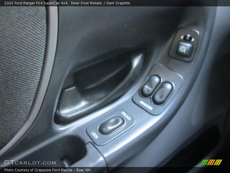 Silver Frost Metallic / Dark Graphite 2003 Ford Ranger FX4 SuperCab 4x4