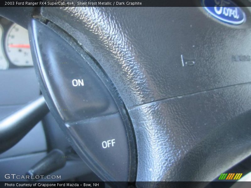 Silver Frost Metallic / Dark Graphite 2003 Ford Ranger FX4 SuperCab 4x4