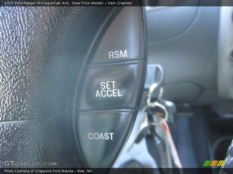 Silver Frost Metallic / Dark Graphite 2003 Ford Ranger FX4 SuperCab 4x4