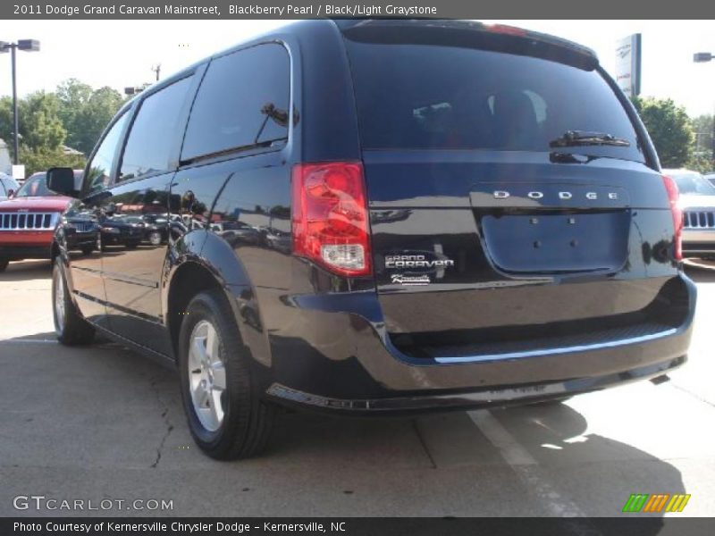 Blackberry Pearl / Black/Light Graystone 2011 Dodge Grand Caravan Mainstreet