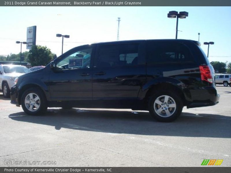 Blackberry Pearl / Black/Light Graystone 2011 Dodge Grand Caravan Mainstreet