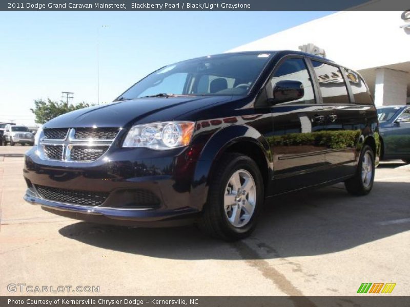 Blackberry Pearl / Black/Light Graystone 2011 Dodge Grand Caravan Mainstreet