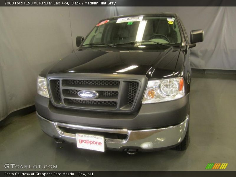 Black / Medium Flint Grey 2008 Ford F150 XL Regular Cab 4x4