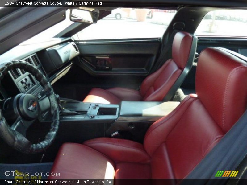  1984 Corvette Coupe Carmine Red Interior