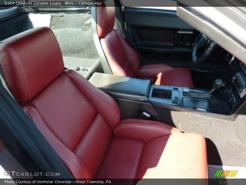  1984 Corvette Coupe Carmine Red Interior