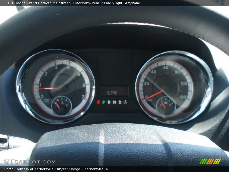 Blackberry Pearl / Black/Light Graystone 2011 Dodge Grand Caravan Mainstreet