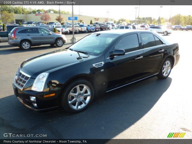 Black Raven / Ebony 2008 Cadillac STS 4 V6 AWD