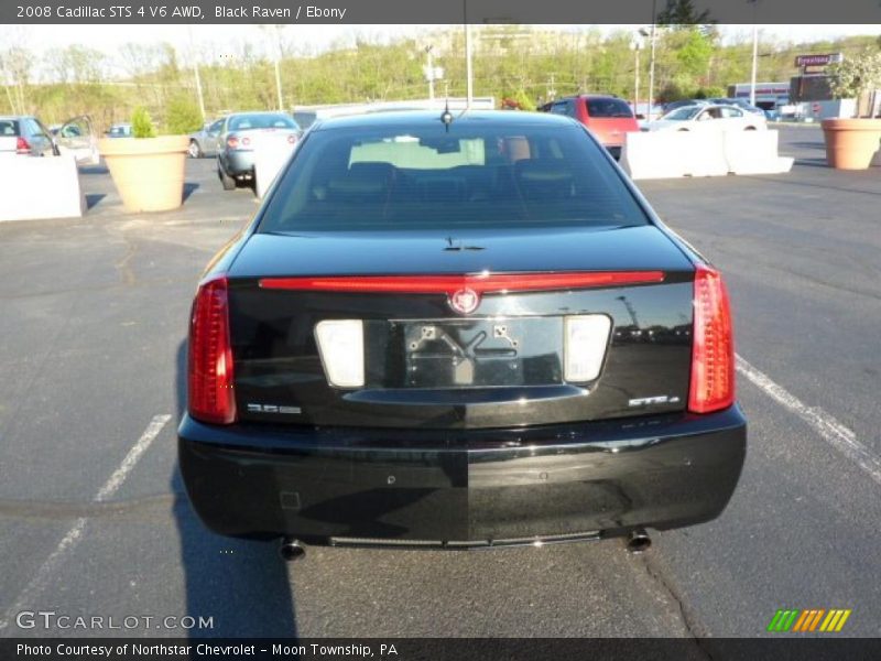 Black Raven / Ebony 2008 Cadillac STS 4 V6 AWD