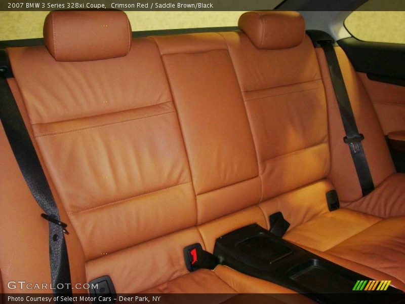 Crimson Red / Saddle Brown/Black 2007 BMW 3 Series 328xi Coupe