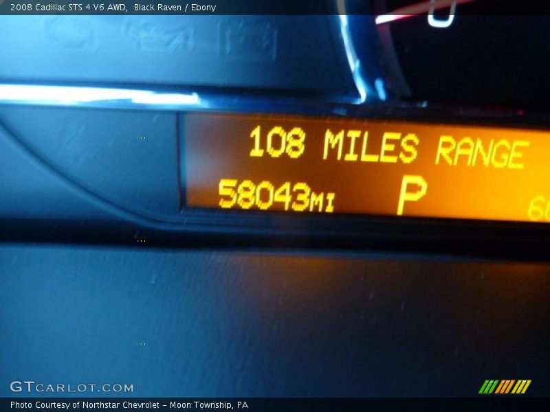 Black Raven / Ebony 2008 Cadillac STS 4 V6 AWD