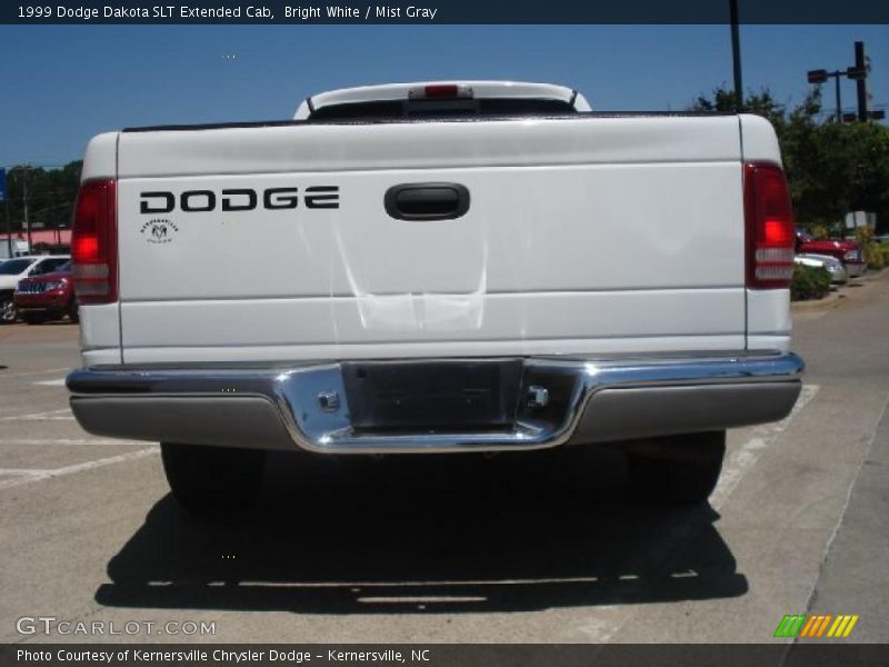 Bright White / Mist Gray 1999 Dodge Dakota SLT Extended Cab