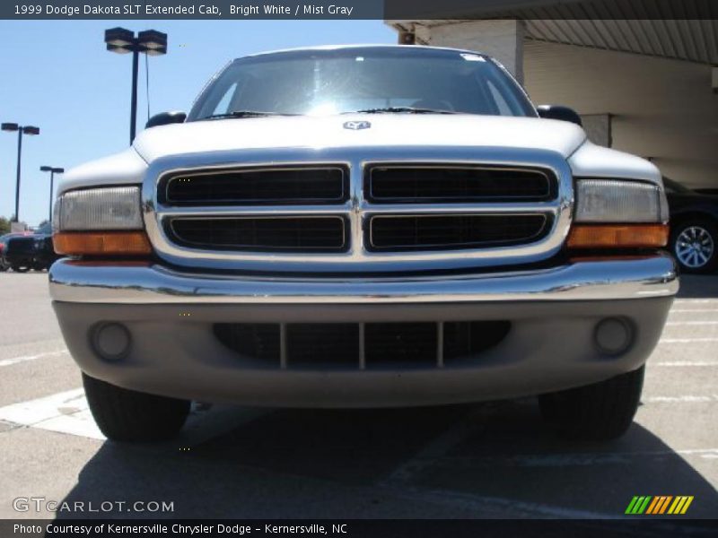 Bright White / Mist Gray 1999 Dodge Dakota SLT Extended Cab