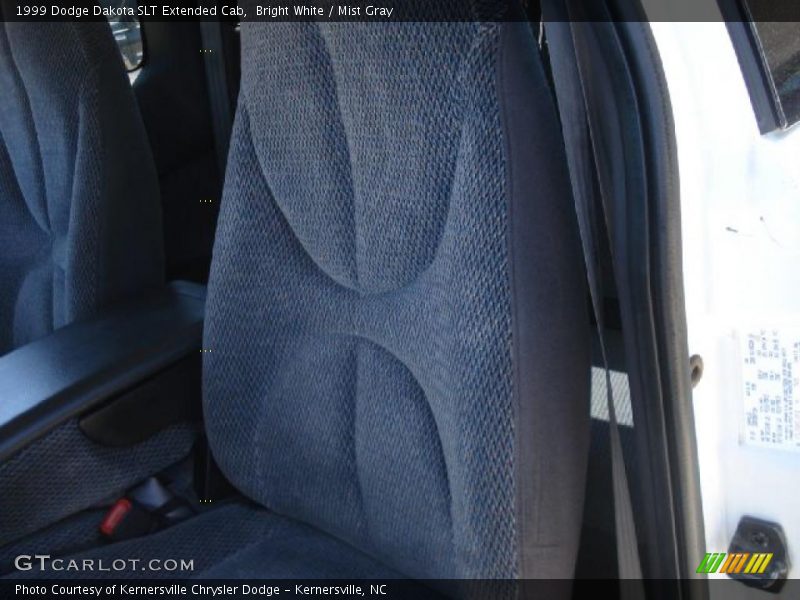 Bright White / Mist Gray 1999 Dodge Dakota SLT Extended Cab