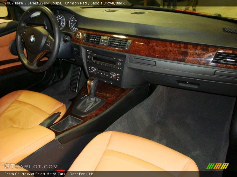 Crimson Red / Saddle Brown/Black 2007 BMW 3 Series 328xi Coupe