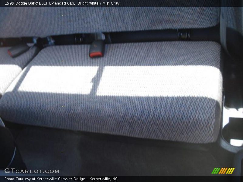 Bright White / Mist Gray 1999 Dodge Dakota SLT Extended Cab