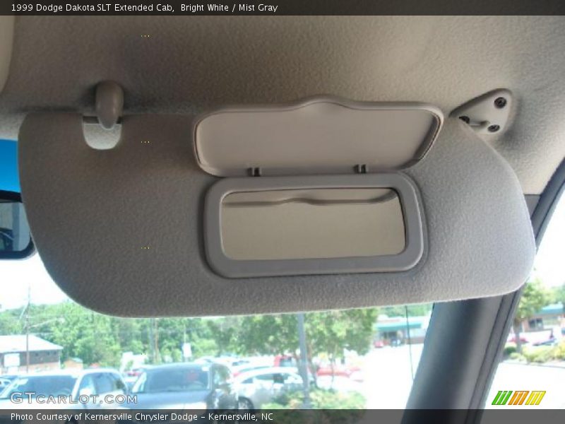 Bright White / Mist Gray 1999 Dodge Dakota SLT Extended Cab
