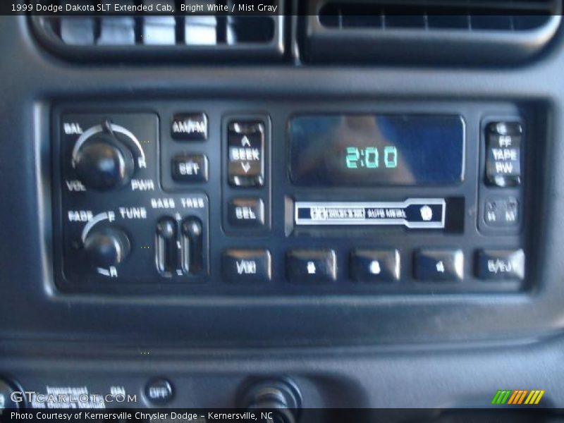 Bright White / Mist Gray 1999 Dodge Dakota SLT Extended Cab