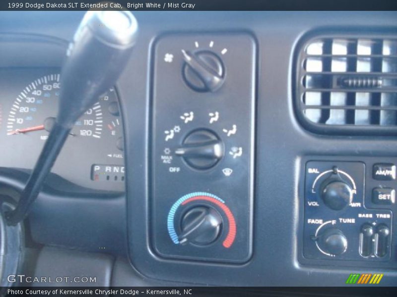 Bright White / Mist Gray 1999 Dodge Dakota SLT Extended Cab