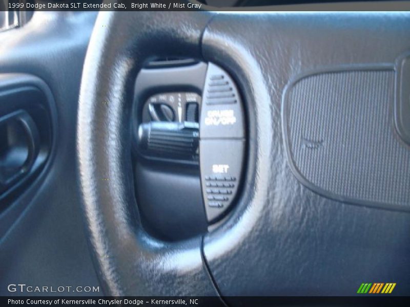 Bright White / Mist Gray 1999 Dodge Dakota SLT Extended Cab