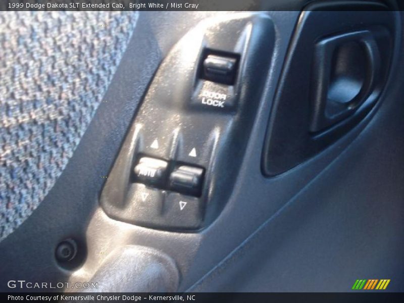 Bright White / Mist Gray 1999 Dodge Dakota SLT Extended Cab