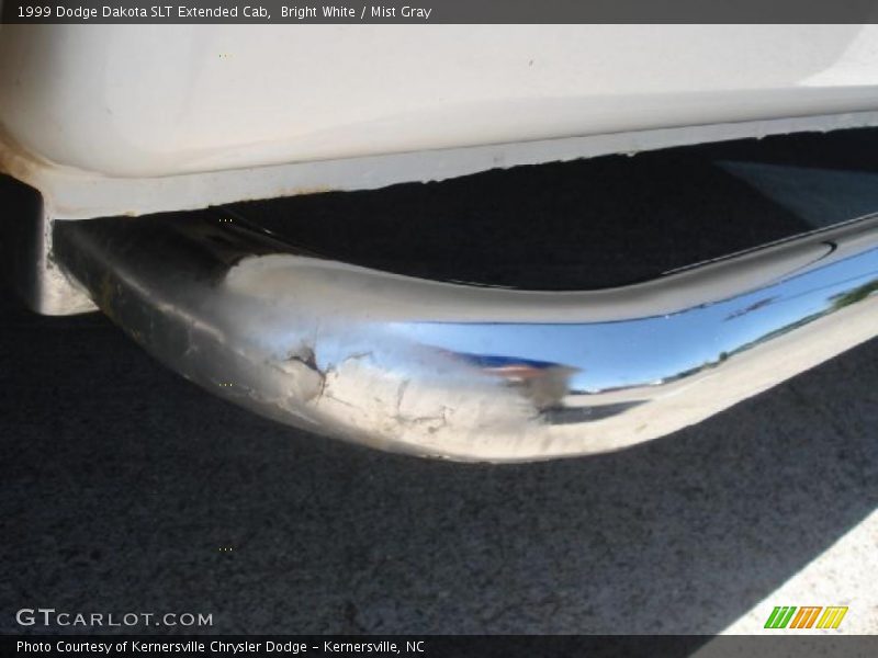 Bright White / Mist Gray 1999 Dodge Dakota SLT Extended Cab