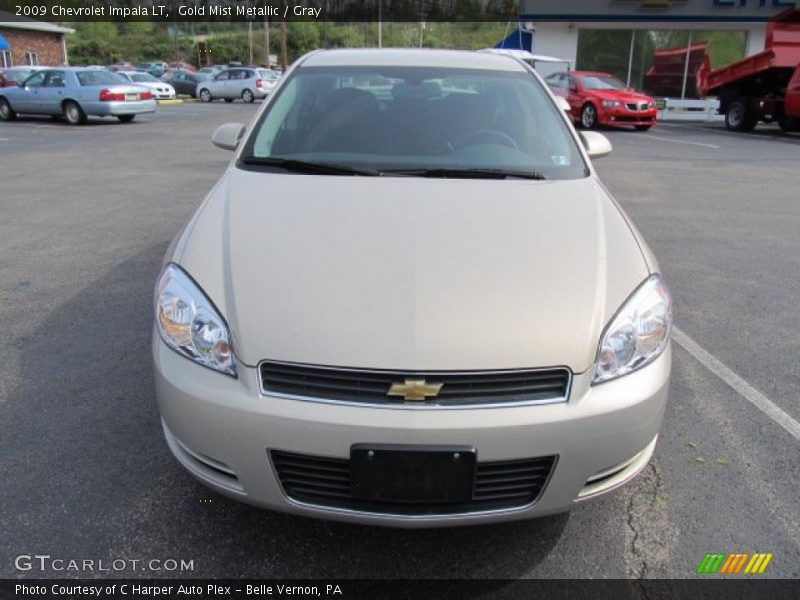Gold Mist Metallic / Gray 2009 Chevrolet Impala LT