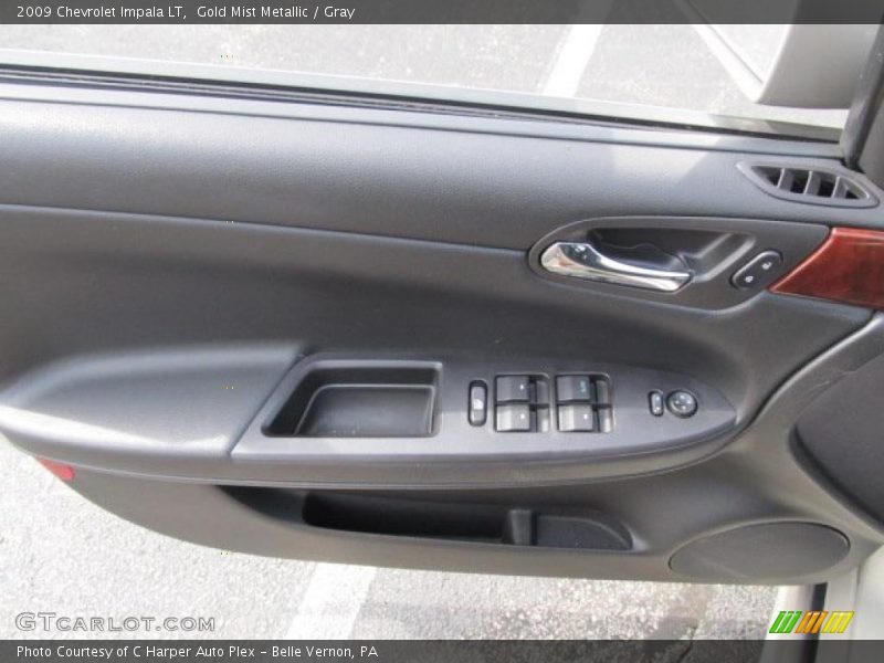 Gold Mist Metallic / Gray 2009 Chevrolet Impala LT