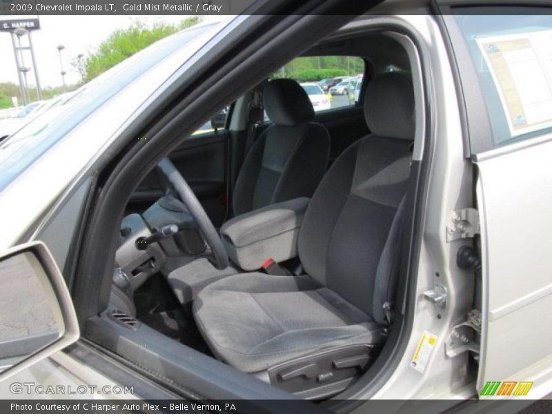 Gold Mist Metallic / Gray 2009 Chevrolet Impala LT