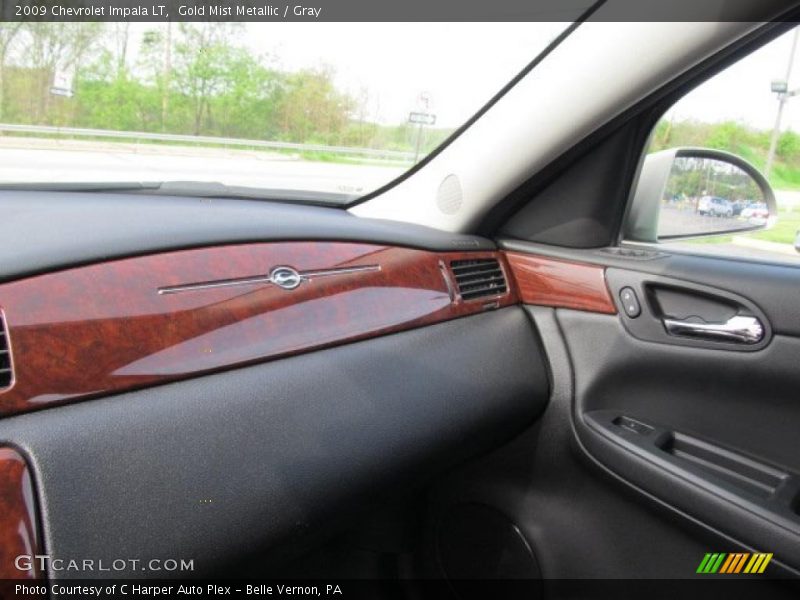 Gold Mist Metallic / Gray 2009 Chevrolet Impala LT