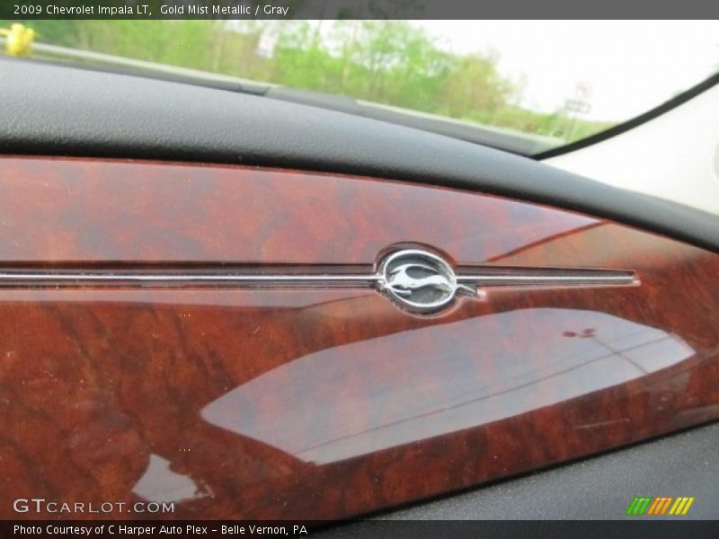 Gold Mist Metallic / Gray 2009 Chevrolet Impala LT