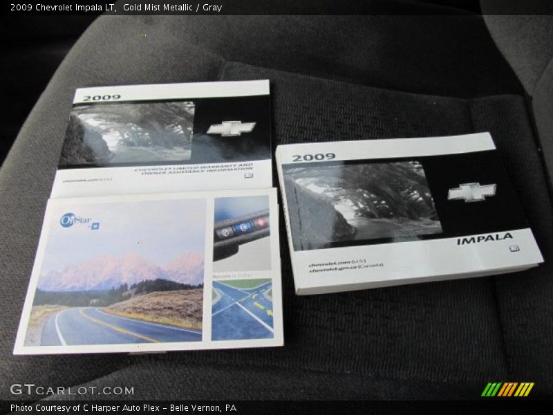 Gold Mist Metallic / Gray 2009 Chevrolet Impala LT