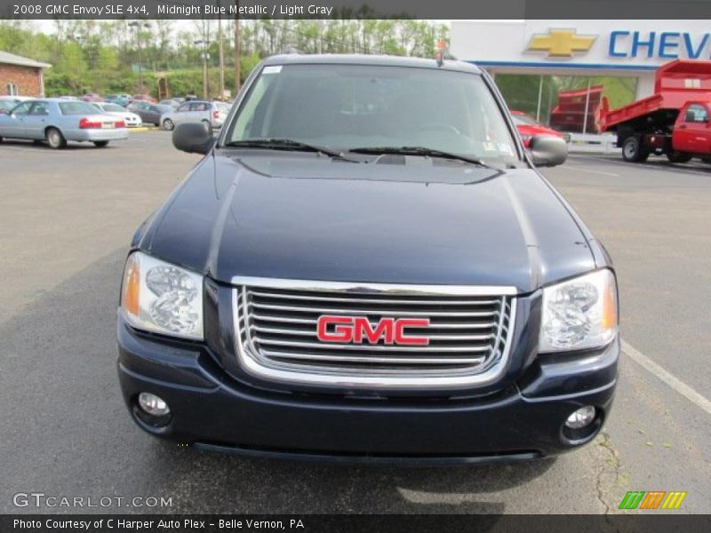 Midnight Blue Metallic / Light Gray 2008 GMC Envoy SLE 4x4