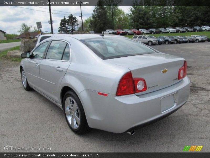 Silver Ice Metallic / Titanium 2011 Chevrolet Malibu LT