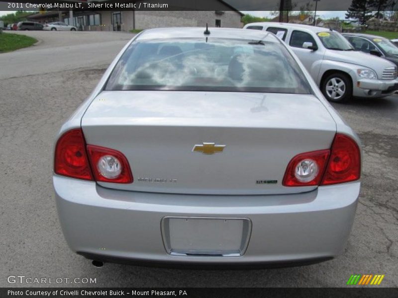 Silver Ice Metallic / Titanium 2011 Chevrolet Malibu LT