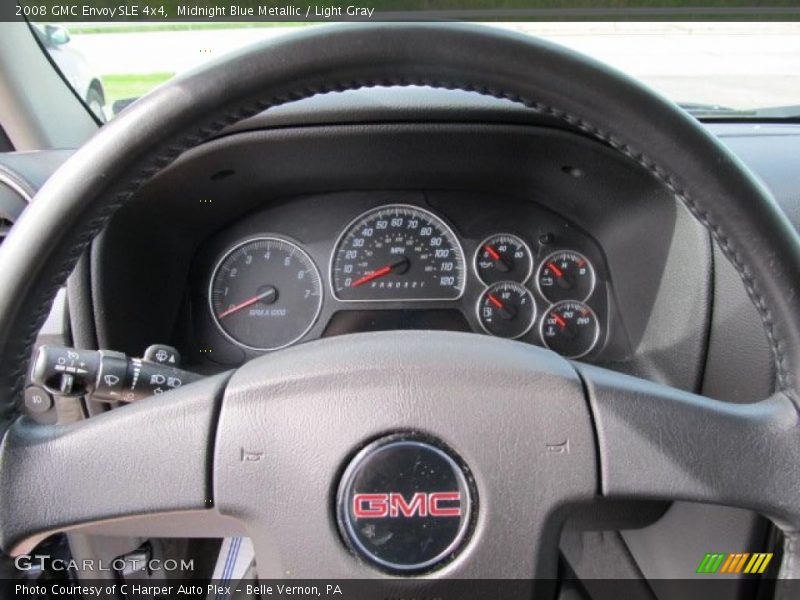 Midnight Blue Metallic / Light Gray 2008 GMC Envoy SLE 4x4