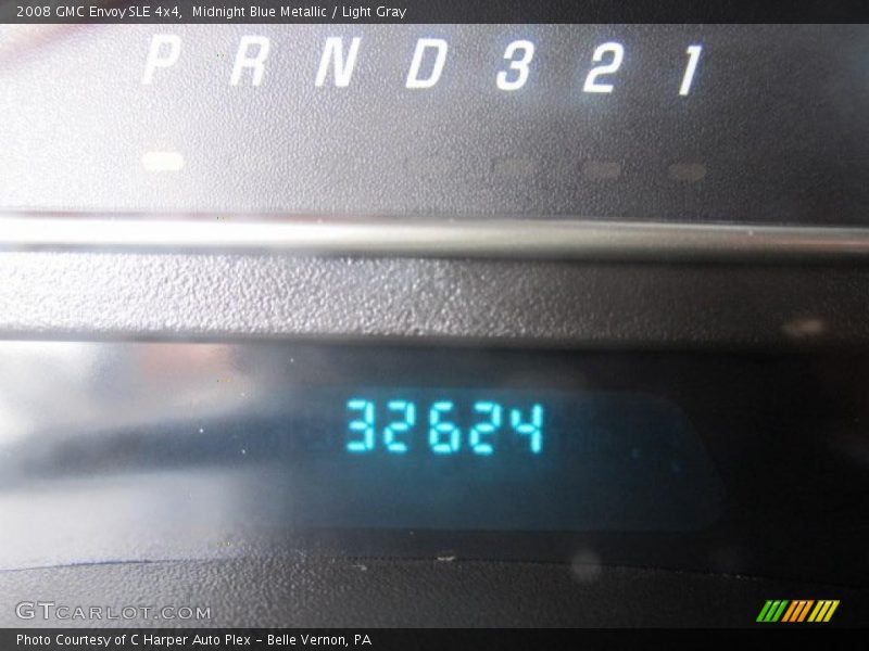 Midnight Blue Metallic / Light Gray 2008 GMC Envoy SLE 4x4