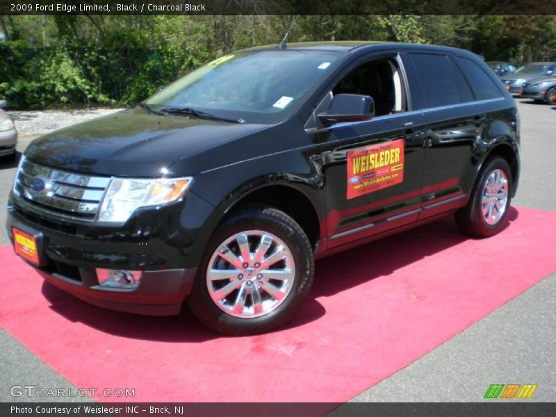 Black / Charcoal Black 2009 Ford Edge Limited
