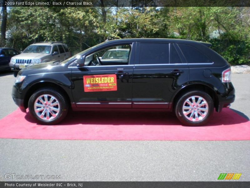 Black / Charcoal Black 2009 Ford Edge Limited